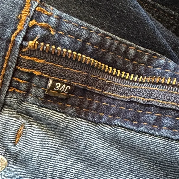 Origin Men's Jeans D68 34C Dark Wash Tapered Stretch Slim Denim Jeans - Picture 8 of 11